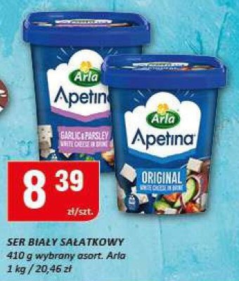 Ser biały sałatkowy Arla Apetina promocja w Chorten