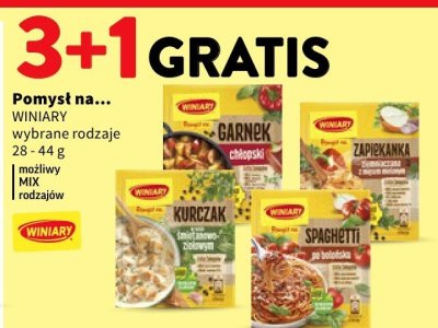 Pomysł na... Winiary wybrane rodzaje promocja w Intermarche