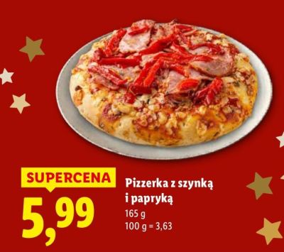 Pizzerka z szynką i papryką promocja w Lidl