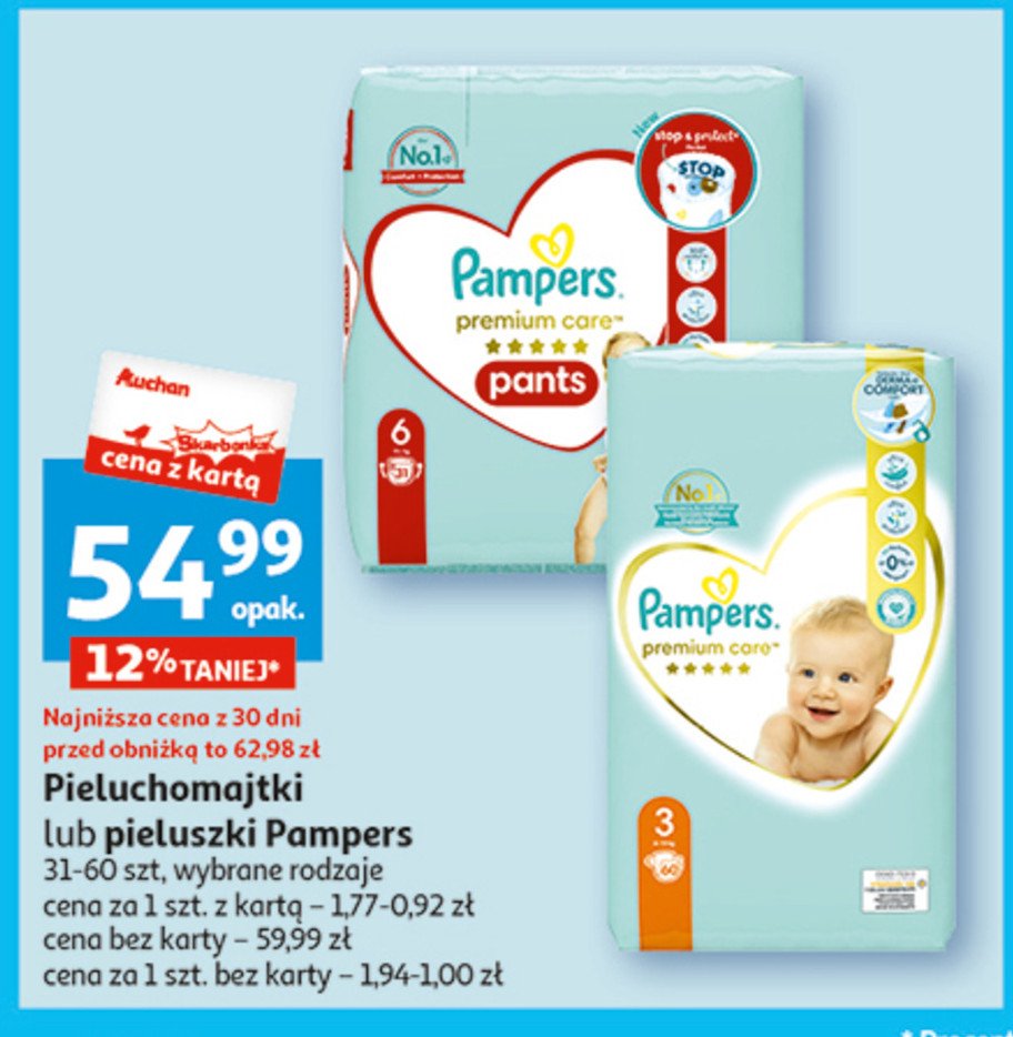 Pieluchomajtki 6 Pampers pants promocja
