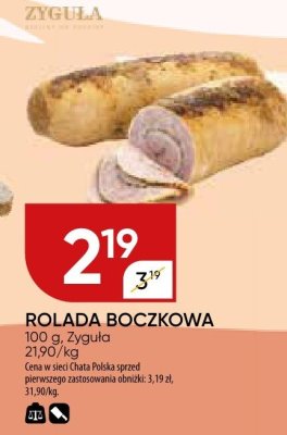 Rolada boczkowa po staropolsku Skiba promocja w Chata Polska