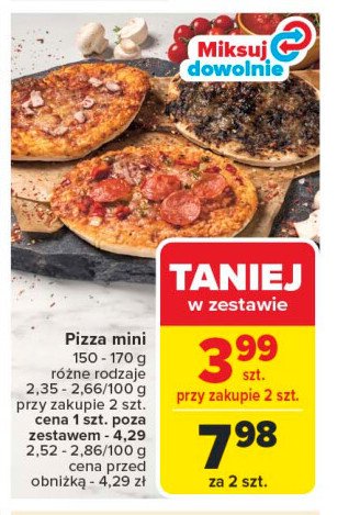 Mini pizza promocja