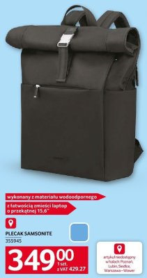 Plecak Samsonite promocja w Selgros