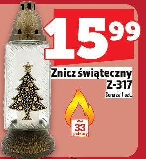 Znicz świąteczny Z-317 promocja w TOPAZ