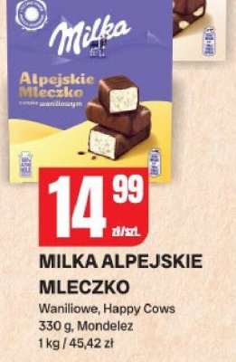 Mleko Alpejskie Mleczko Waniliowe, Happy Cows promocja w Chorten
