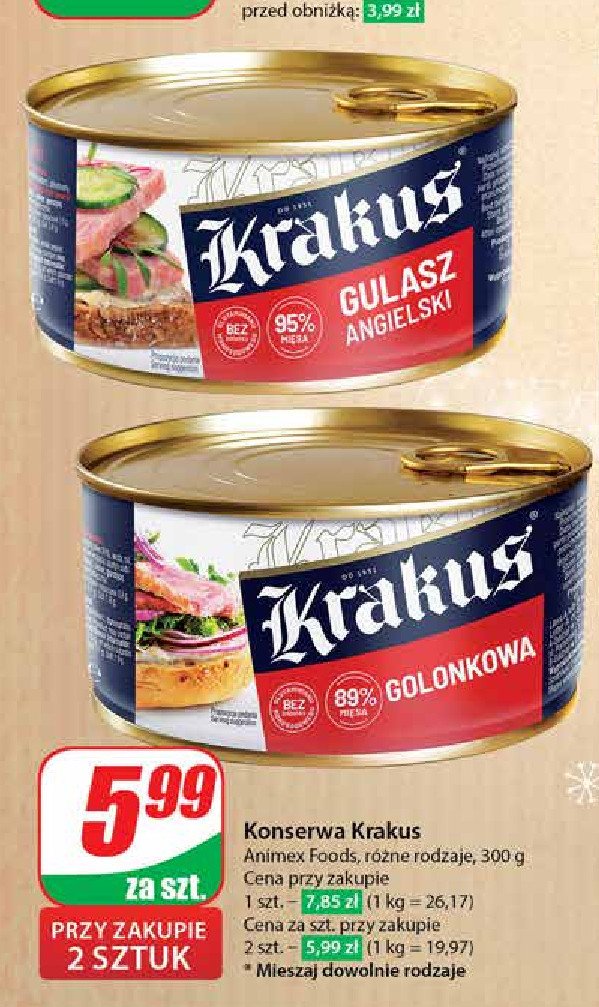 Golonkowa Krakus animex promocja