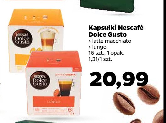 Kawa lungo Nescafe dolce gusto promocje