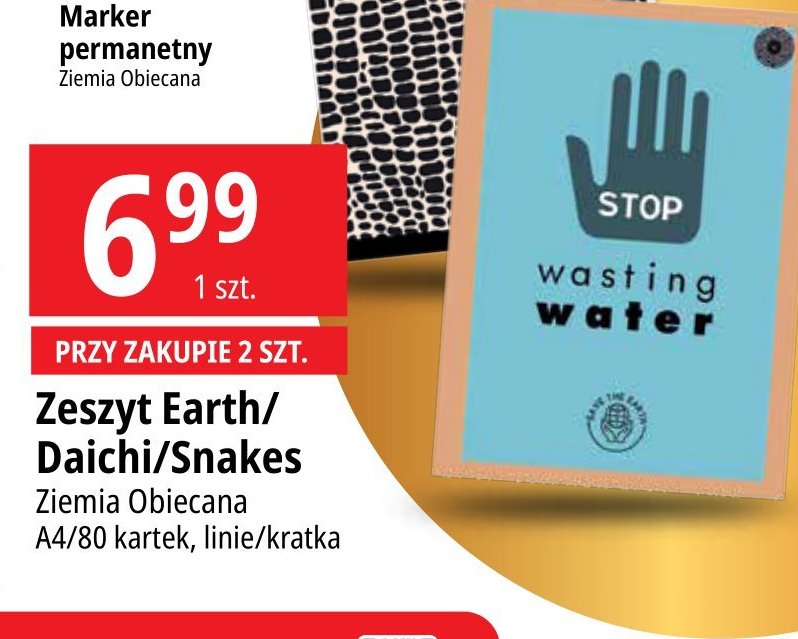 Zeszyt a4/80 k linia Ziemia obiecana promocja