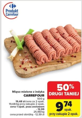 Mi臋so mielone z indyka SZTUKA MI臉SA NETTO promocja w Carrefour Market
