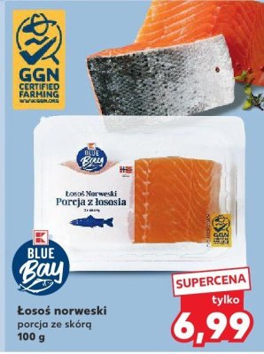 Łosoś norweski porcja ze skórą promocja w Kaufland
