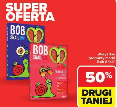 Przekąski Bob Snail różne smaki promocja w Carrefour Market