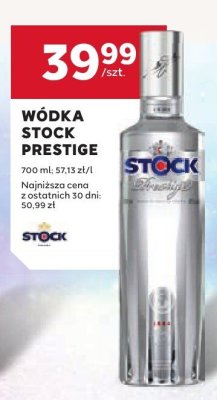 Wódka Stock Prestige promocja w Stokrotka
