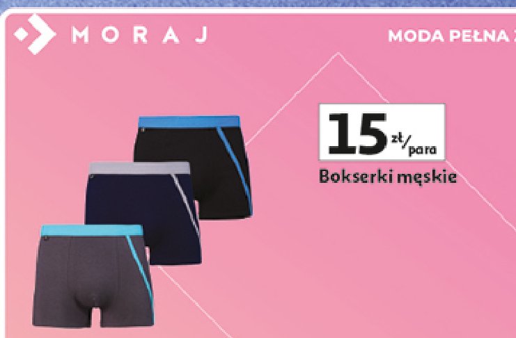 Bokserki męskie Moraj promocja