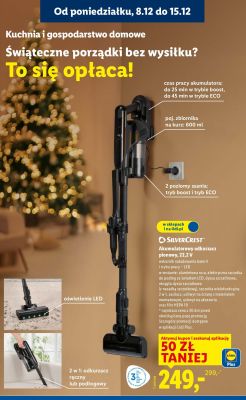 Odkurzacz pionowy akumulatorowy 22,2 V SilverCrest promocja w Lidl