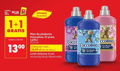 Płyn do płukania 1,275 l promocja w Biedronka