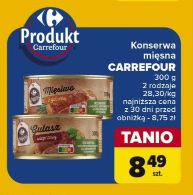 Mięsiwo z golonką Carrefour promocja