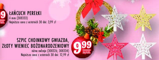Wieniec bo偶onarodzeniowy promocja