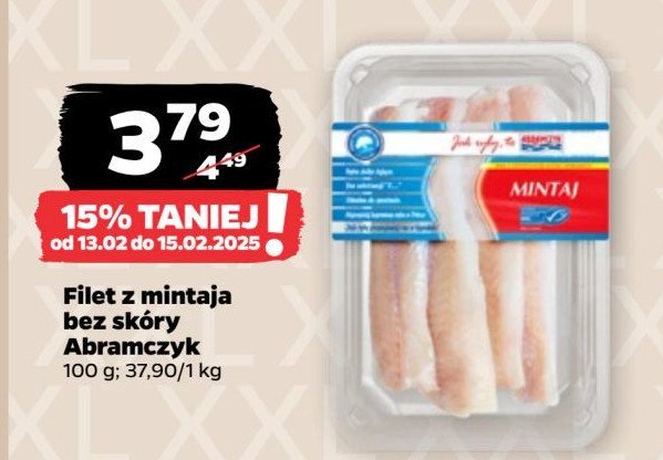 Filet z mintaja Abramczyk promocja