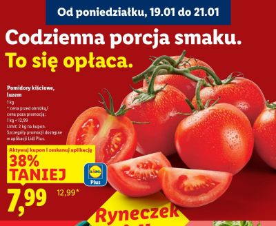 Pomidory promocja w Lidl