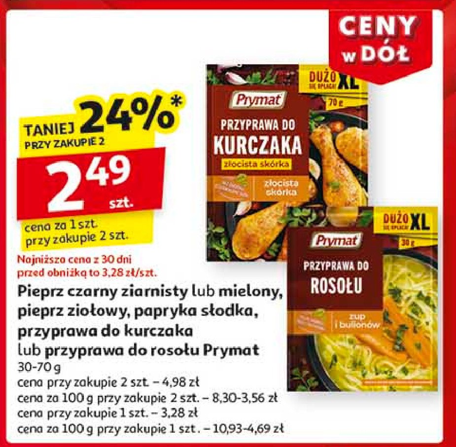 Pieprz ziołowy xxl Prymat promocja w Auchan