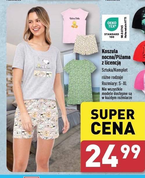 Piżama damska snoopy promocja