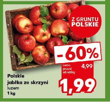 Jabłka polskie promocja w Kaufland