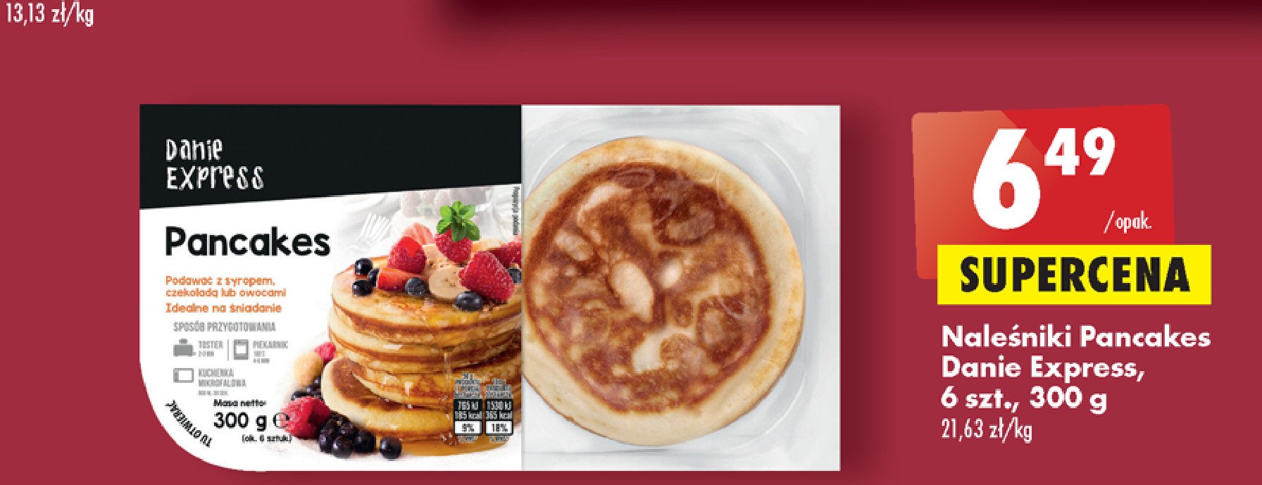 Pancakes Danie express promocje