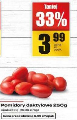 Pomidory daktylowe 240g promocja w Supeco