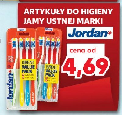 Szczoteczka do zębów medium Jordan total clean promocja