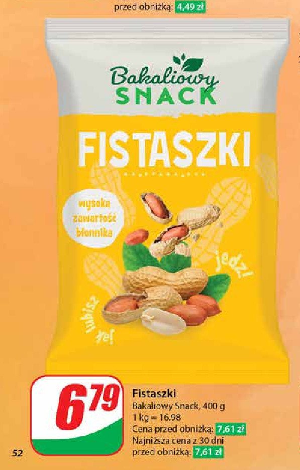 Fistaszki Bakaliowy snack promocja