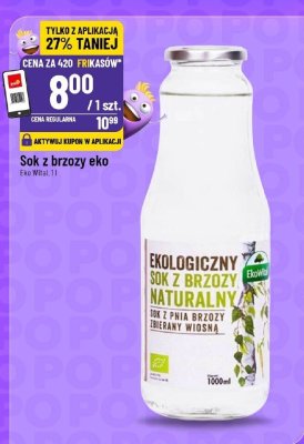 Sok z brzozy eko EkoWital 1 l promocja w POLOmarket