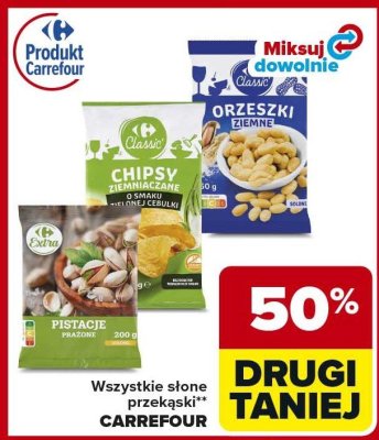 Wszystkie słone przekąski CARREFOUR promocja w Carrefour Market