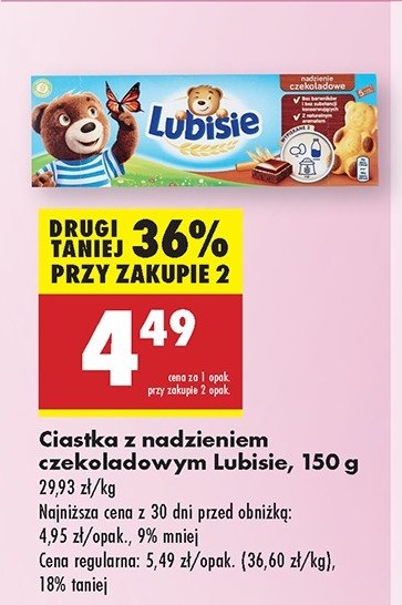 Ciastka czekoladowe Lu petitki lubisie promocja