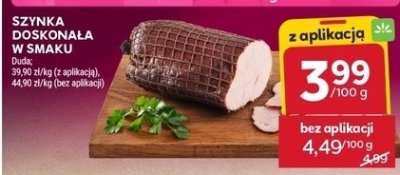 Szynka doskonała do smaku Duda promocja w Stokrotka