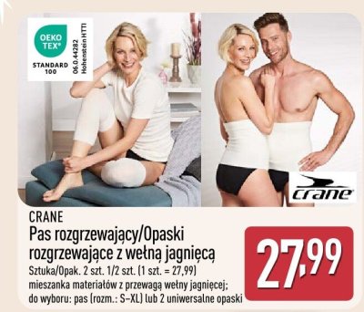 Opaski rozgrzewające z wełną jagnięcą  promocja w Aldi
