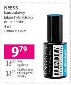 Lakier kauczukowy aquamaryna Neess promocja