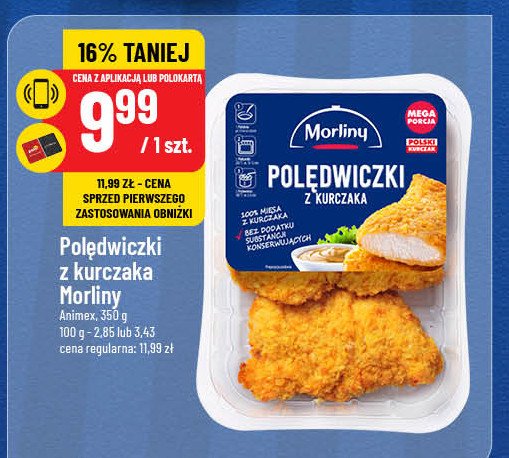 Polędwiczki z kurczaka Morliny promocja