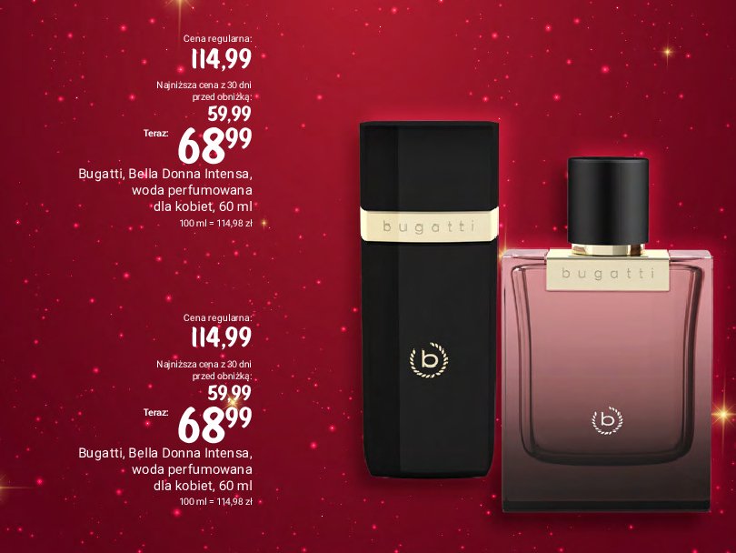 Woda perfumowana Bugatti bella donna intense promocja