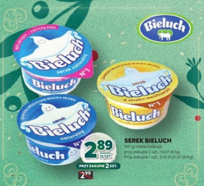 Serek Bieluch naturalny promocja w Stokrotka