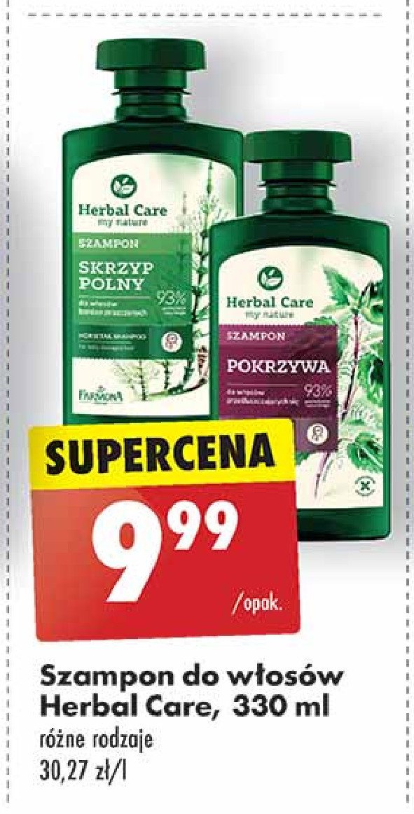 Szampon do włosów pokrzywowy Farmona herbal care promocja