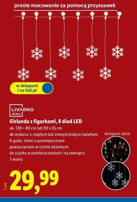 Girlanda z figurkami LED promocja w Lidl