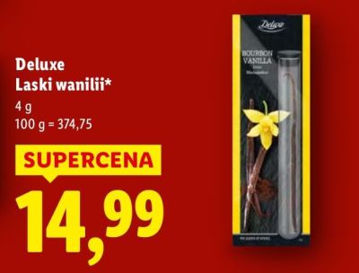 Laski wanilii Deluxe promocja w Lidl