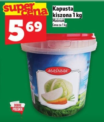 Kapusta kiszona Maśniak promocja w TOPAZ