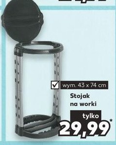 Stojak na 2 worki promocja