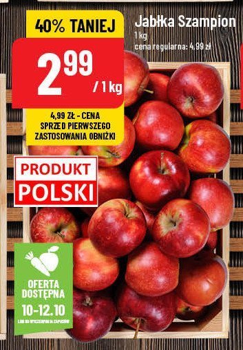 Jabłka szampion promocja