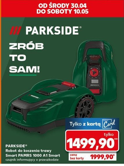 Robot kosz膮cy 20 v Parkside promocja