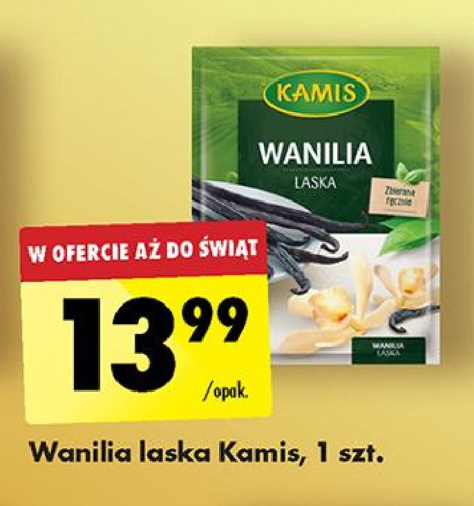 Wanilia laska Kamis promocja w Biedronka