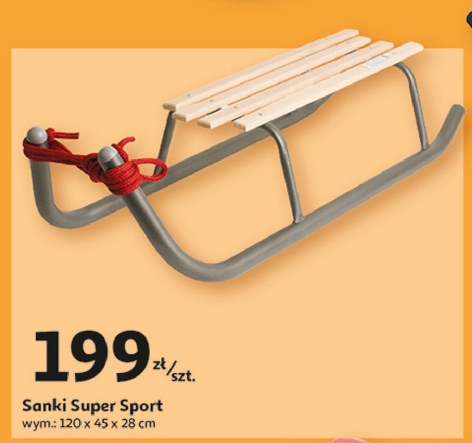 Sanki super sport 120 x 45 x 28 cm promocja