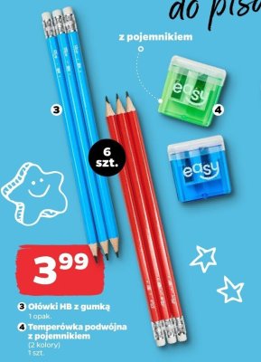 Temperówka podwójna z pojemnikiem (2 kolory) promocja w Netto