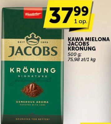 Kawa mielona Jacobs Kronung promocja w Euro Sklep